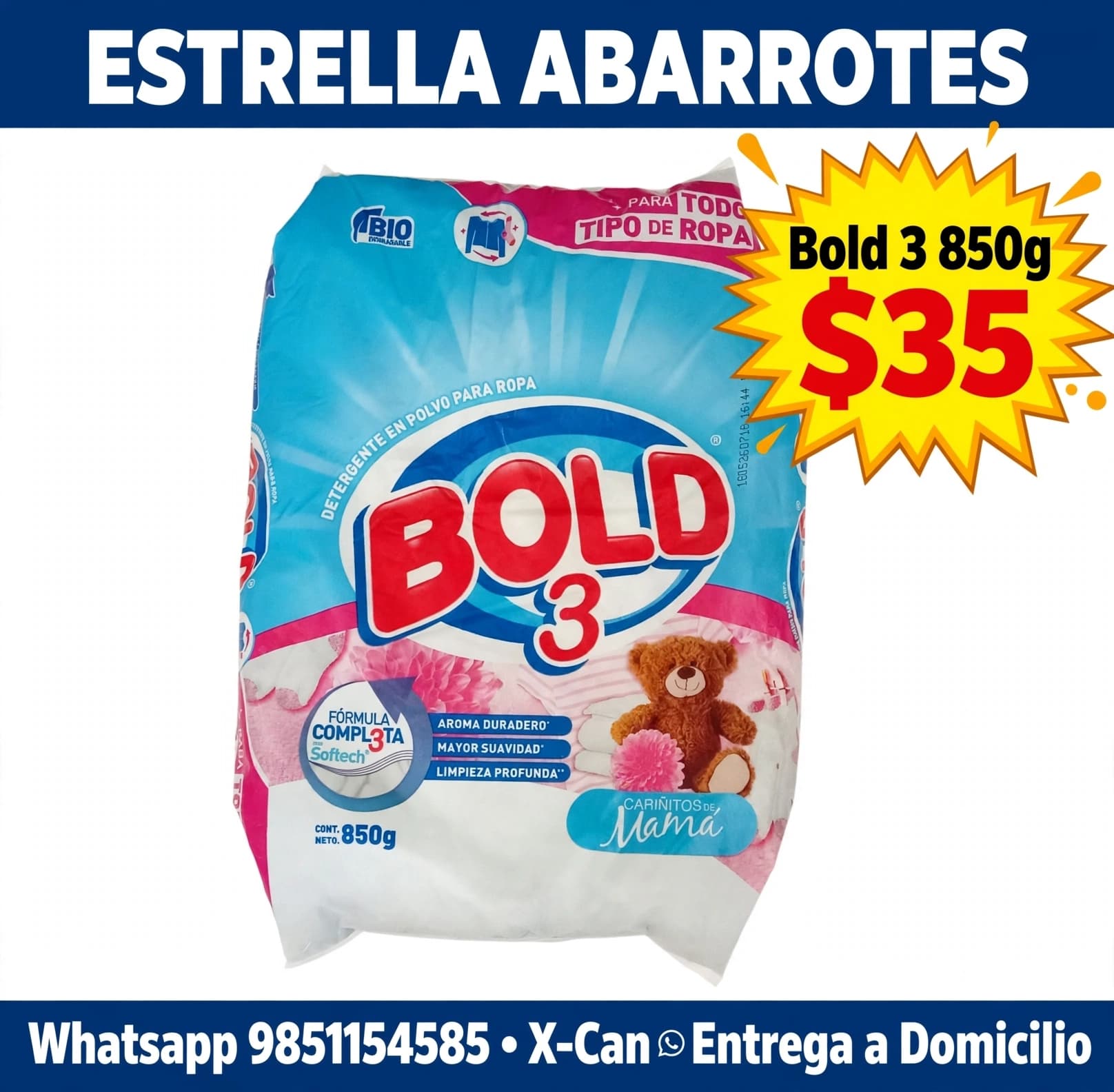 Detergente para ropa